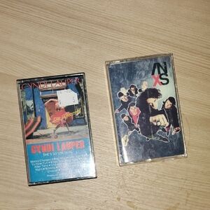 Cyndi Lauper and INXS Cassette Tapes